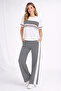 Soft Touch Modal Fabric Stripe Detailed Tracksuit Set