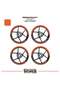 Honda Forza 250 Wheel Rim Strip – Half Rim Cover & Forza 250 Lettering Sticker Set - 2