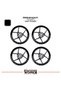 Honda Forza 250 Wheel Rim Strip – Half Rim Cover & Forza 250 Lettering Sticker Set - 2