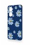 Oppo A60 Compatible Blue Daisy Patterned Silicone Case - 4