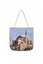 Women's Cami Patterned Woven Shoulder Bag Daily Tote Bag