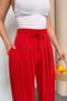 Stirrup model women's modal loose fit pants 3165 red - premium series - 3