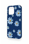 iPhone 15 Pro Max Compatible Blue Daisy Pattern Silicone Case - 4