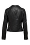 Women's Leather Jacket Black 15153079   Onlgemma Faux Leather Biker Otw Noos - 4