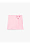 Brodeli Short Skirt with Bow Detail and Elastic Waistband - 5