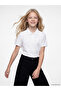 Esvab • Modern & Distinctive Devrik Roba Collar Girls' 2-Piece Pique T-Shirt - 2