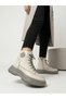 26K310-13 Women's Genuine Leather Rubber Tie Zipper Short Sports Boots - 4