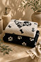 Set of 2 100% Cotton Patterned Hand, Face, and Head Towels |   50X70 cm |   Yarn Dyed - 4