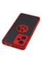 Matxzngz Redmi Note 12 Pro 5g Case Montreal Silicone Cover with Ring (73241) - Red - 4