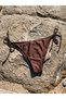 Two Mt Shop Quality Brazilian Shiny Look Women's Bikini Bottom
