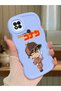 Redmi 10A Compatible Case Camera Protector Blue Silicone Couple Phone Case Conan Pattern