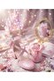 Pink Carnation Cross-Back Bow Sand Glitter High-Heeled Evening Dress Shoes