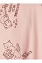 Pink Crew Neck Girl's Pajama Set - 5
