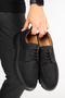 Genuine Leather Men's Daily Casual Shoes +4.5 cm Height Increasing Thick Sole Orthopedic Comfort - 2