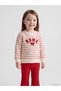 Two Mt Shop Quality Lcw Baby Ecru Striped Baby Girl Set