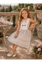 Girl's Special Occasion Dress with Rabbit Figure and Lace Detail, Lined, for Girls Aged 2-6, Birthday, Party, Special Occasion - 5