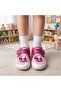 Children's Unisex Linen Non-Slip Sole Velcro Home, School, Nursery, Kindergarten Daily Use Slippers - 2