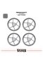 Yamaha Nmax Wheel Rim Strip – Half Rim Cover & Nmax Lettering Sticker Set - 2