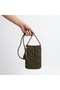 Brown paper rope phone bag - 4
