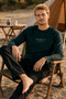 Cotton Long Sleeve Men's Pajama Set - 7