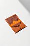 Genuine Leather Card Holder with Shawl Pattern, Minimal Size, Men's and Women's Card Holder - 7