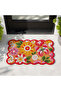 Door Mat with Floral Detail - 2