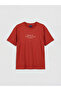 Original Oval Collar Letter Printed Boys' T-Shirt - 2
