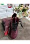 'Flexible Step' Burgundy Leather Handmade Bat Model Lindy Hoop, Swing, Solo, Tango, Latin, and Practice Dance Boots - 3