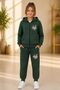 Armikids New Season Unisex Printed Hooded Zippered Tracksuit Set
