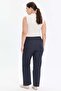 Women's Jeans with Elastic Waist Detail - 7