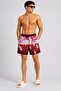 Men's Water Repellent Micro Fabric Pockets Zipper Closure Mesh Lining Quick Dry Premium Patterned Swim Shorts