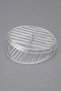 Natural Gas Glass Vent Transparent Round Glass Air Vent with Screws Easy Installation Durable Plastic Air Circulation Apparatus (with Blister) - 1 Pc - 2