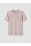 Purple Crew Neck Men's T-Shirt with Pockets - 5