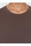 Brown Modal Blend Oversize Women's Sports T-Shirt - 3