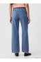Vizyon New Season Indigo Elastic Waist Straight Fit Women's Jean Trousers - 5