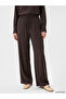 Lcw Modest Elastic Waist Wide Leg Women's Trousers - 2