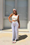 Women's Stripe Detailed Palazzo Sweatpants - 8
