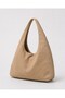 Mink Women's Suede Shopper Soft Form Shoulder Bag - 3