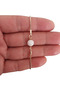 Natural Stone Moonstone Beaded, Gold Color Bracelet Adjustable to Fit the Wrist. - 2
