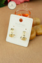 Xuping Earrings - Xuping Gold Non-Tarnish Heart Hoop Earrings - 2