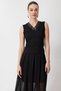 Lace V-Neck Sleeveless Blouse 71420