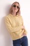 Women's Hair Braid Detail Polo Collar Sweater - 2