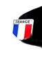 Set of 5 Special for Labelers France Motosports Emblem Team Flexible Aluminum Sticker and Drop Plate Sticker - 2