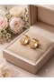 Timeless Elegance Striped Rectangular Earrings - 3