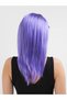 Purple Color Long Straight Party Wig (5691) - 2