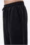 Men's Black Sweatpants Baggy Wide Leg Basic Daily Comfortable Fit Cotton Straight Leg - 8