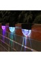 Solar-powered deck lights, outdoor lighting, backyard deck decoration, outdoor step lights, garden pillars, fences - 6-pack - 2