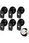 Suction cups with clips - 12-pack - 40mm - Suction cup clips - Shower curtain clips - Suitable for bathrooms, kitchens, and refrigerators - Black