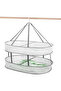This double - layer foldable clothes rack, a 31.5 - inch mesh rack, saves space and can be used to dry sweaters and other clothes. It has a built...