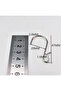 Includes 100 S-shaped hooks for hanging plants, DIY crafts, jewelry, keys, decorations, kitchen utensils, and displays. 47mm size. - 2